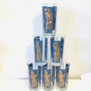 Set of 6 Vintage Highball Glasses